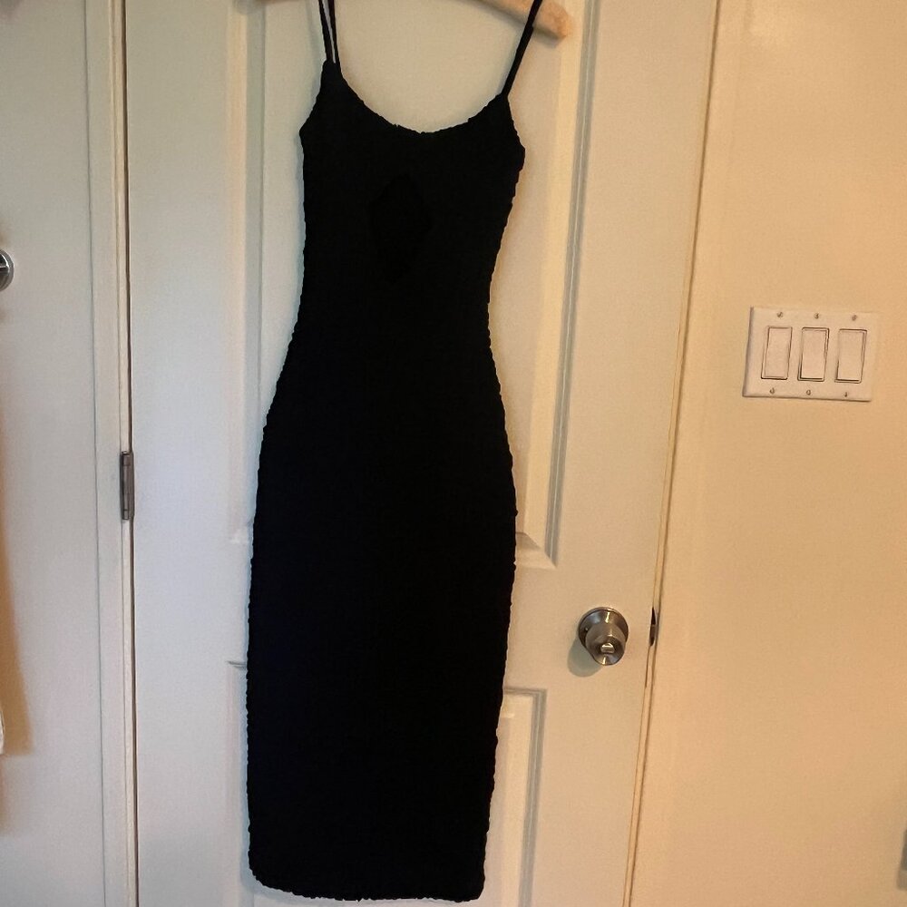 Mara Hoffman cutout popcorn dress